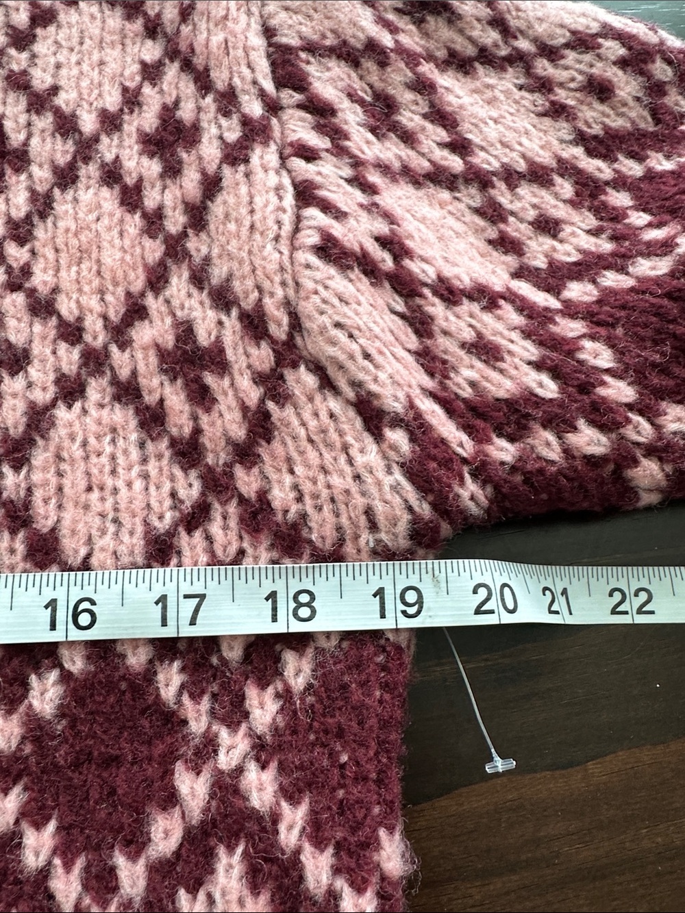 Anthropologie Maeve Sigfried Sweater XSP Pink‎ Wool Marsala Crewneck - Picture 8 of 8